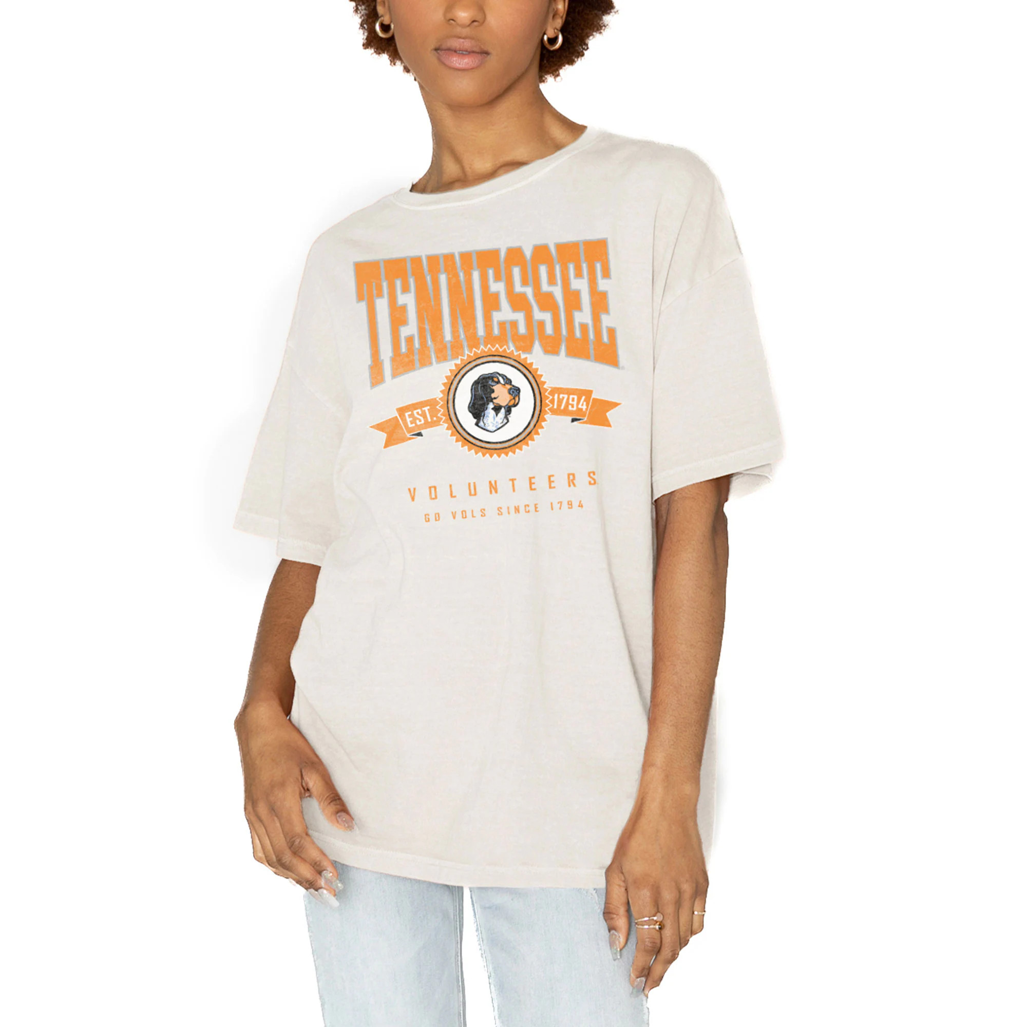 Tennessee Volunteers Gameday Couture Women's Get Goin' Oversized T-Shirt - White | Fanatics