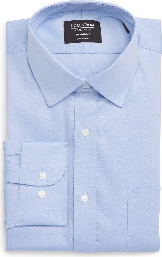 Traditional Fit Non-Iron Dress Shirt | Nordstrom