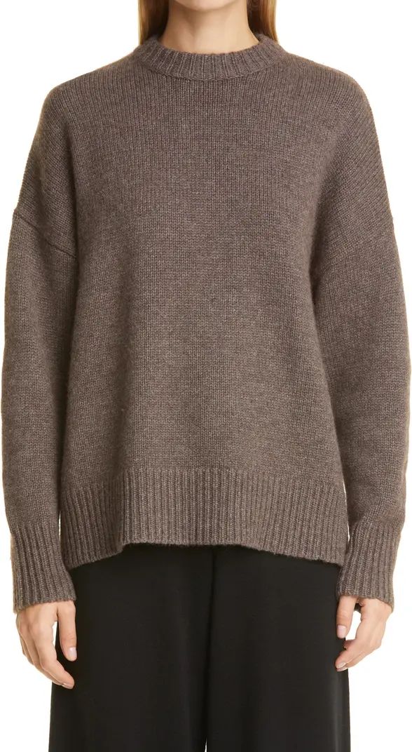 Oversize Wool & Cashmere Crewneck Sweater | Nordstrom