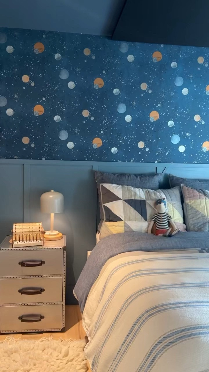 A full look into the boys room and their bathroom space🪐

#LTKkids #LTKhome #LTKFind