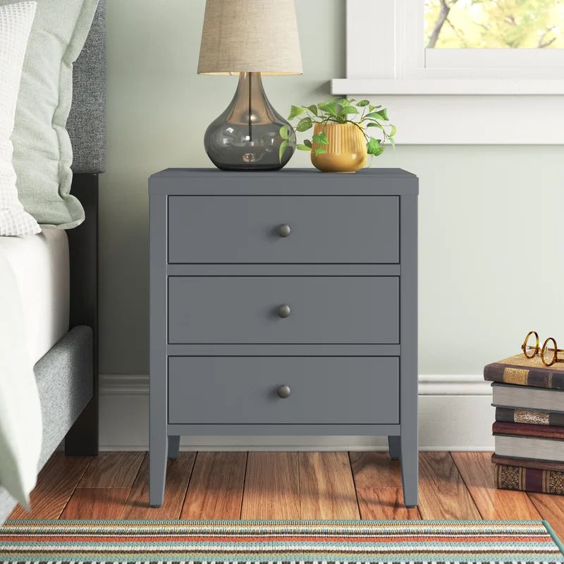 Rushville 23'' Tall 3 - Drawer Nightstand | Wayfair North America