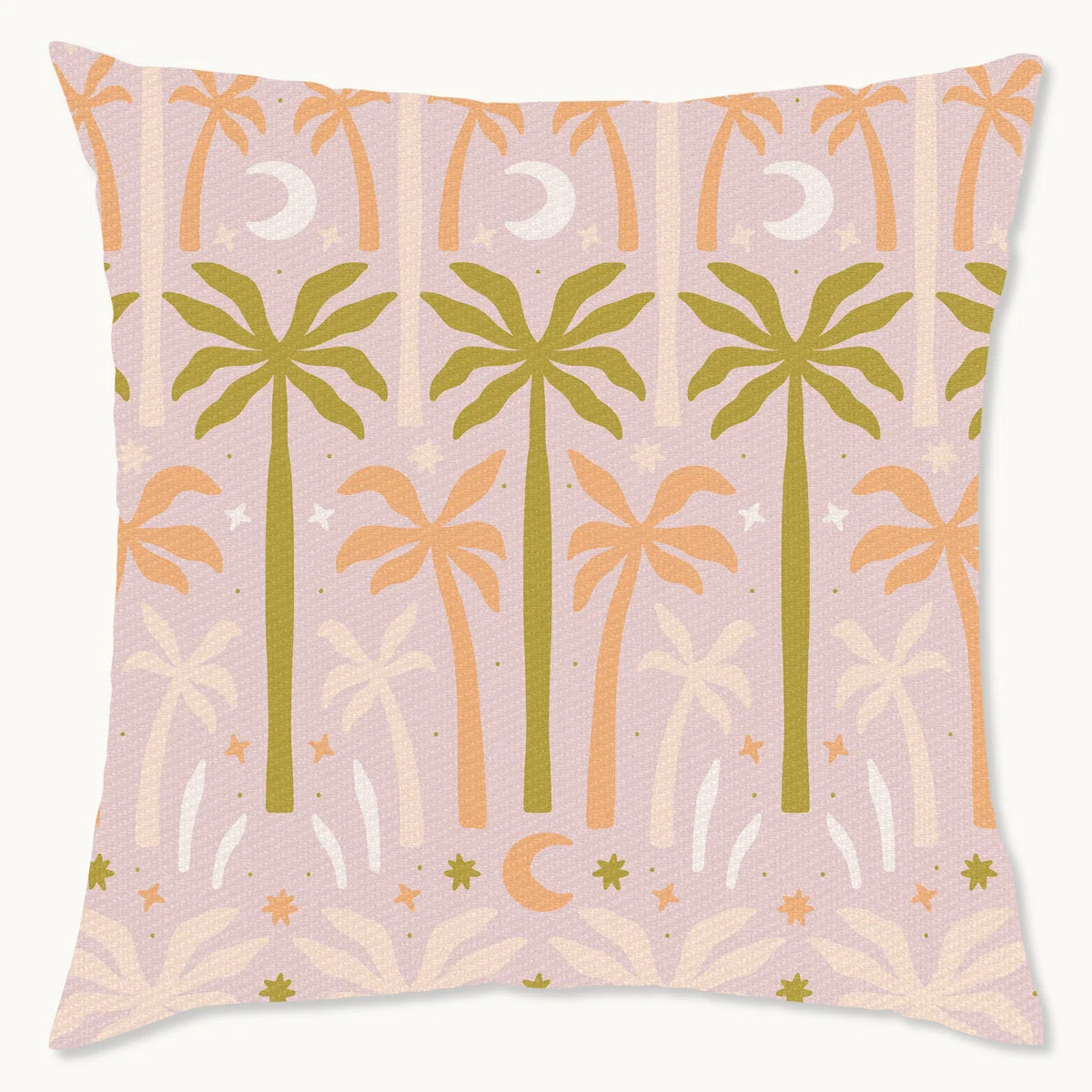 Wynwood Studio Retro Tropical Outdoor Decorative Throw Pillow, 18" x 18", Palms Art Deco | Wayfair North America