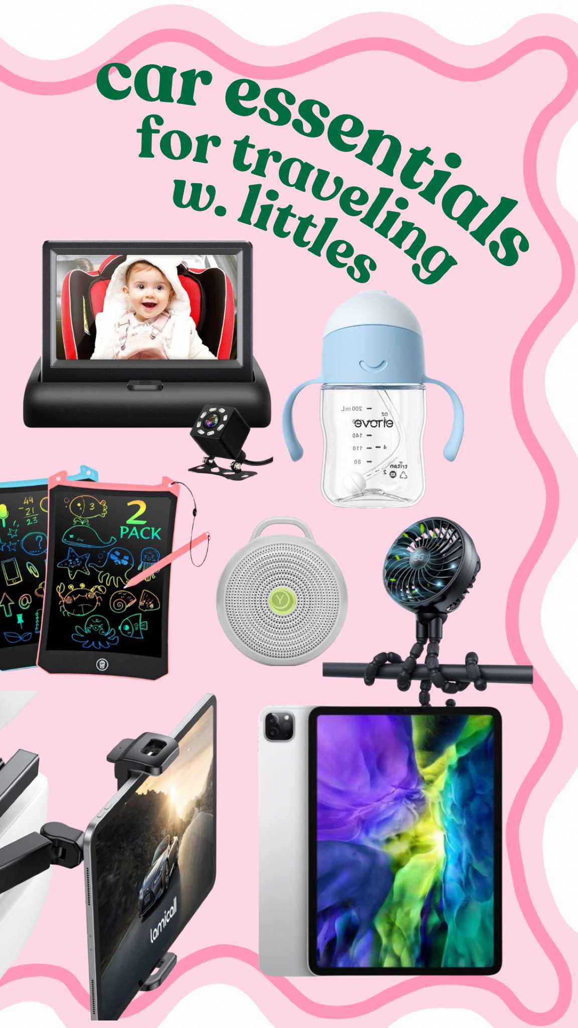 Car essentials when traveling with littles! These are what we use on every road trip / vacation we take with our toddler! 

Plus snacks! Lots of snacks!! 

#summervacation #travelwithtoddlers #toddlermama 


#LTKBaby #LTKKids #LTKFamily