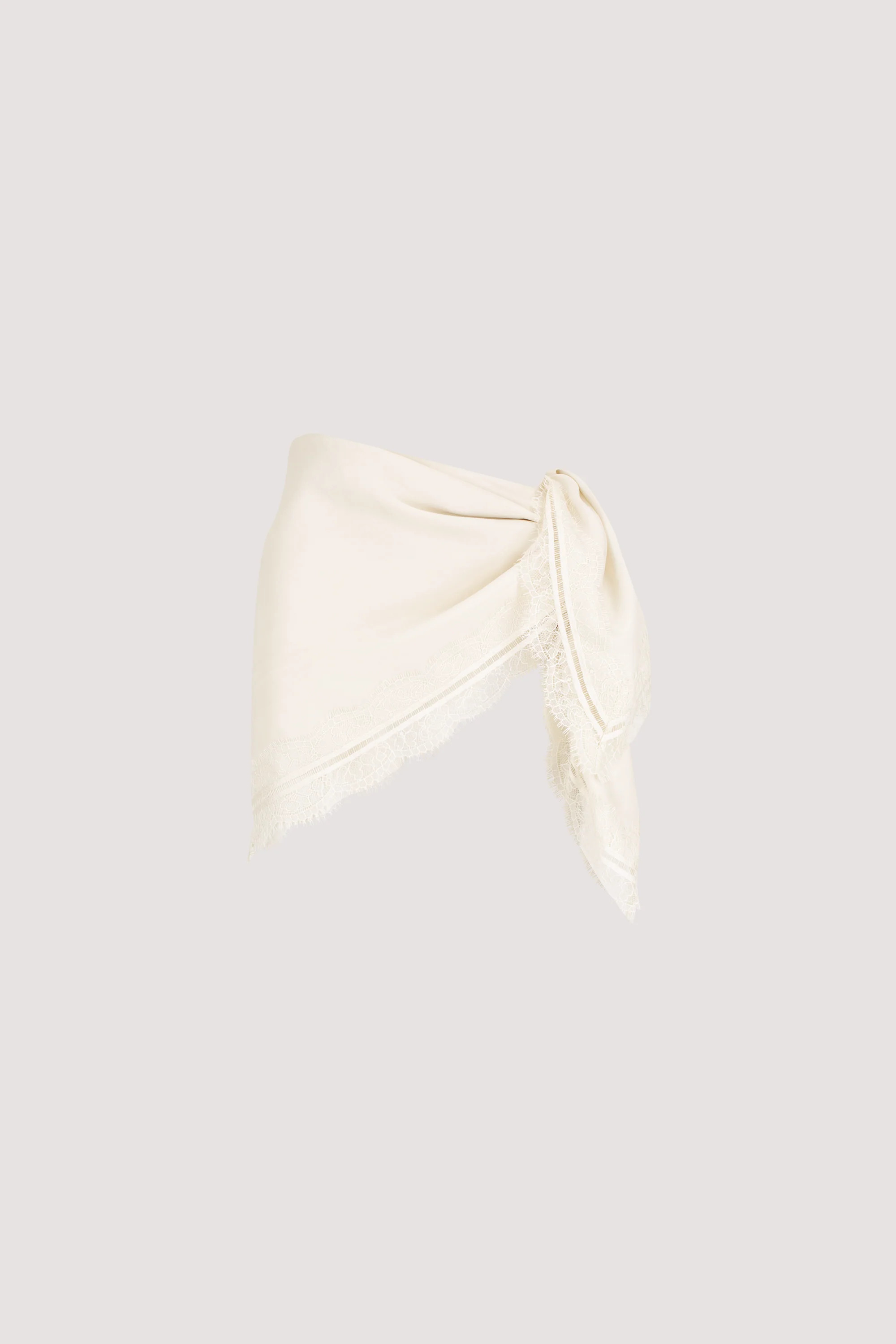 ANDREA SANDSTONE CUPRO LACE SCARF | DISSH