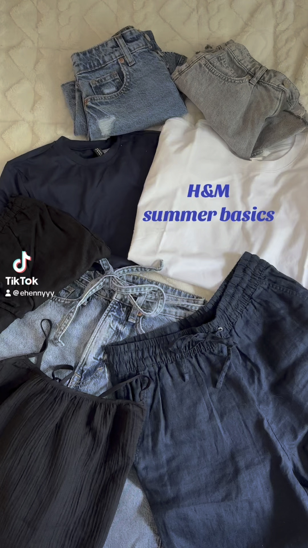 h&m summer basics haul!