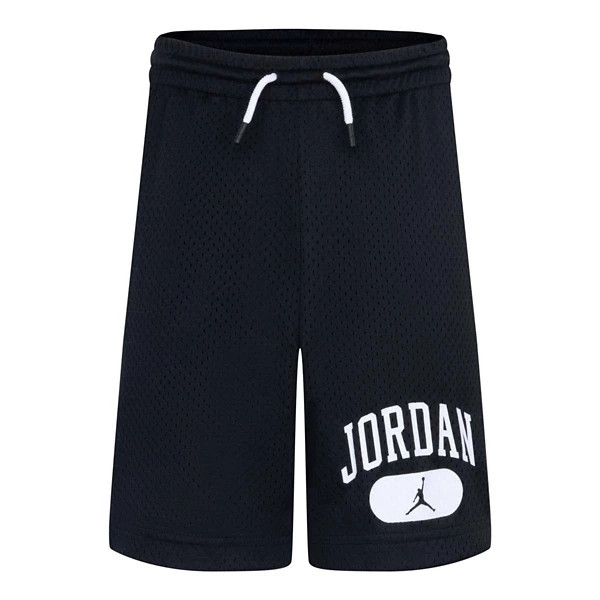 Kids' Jordan Mesh Perforated Shorts 6 Black | Scheels