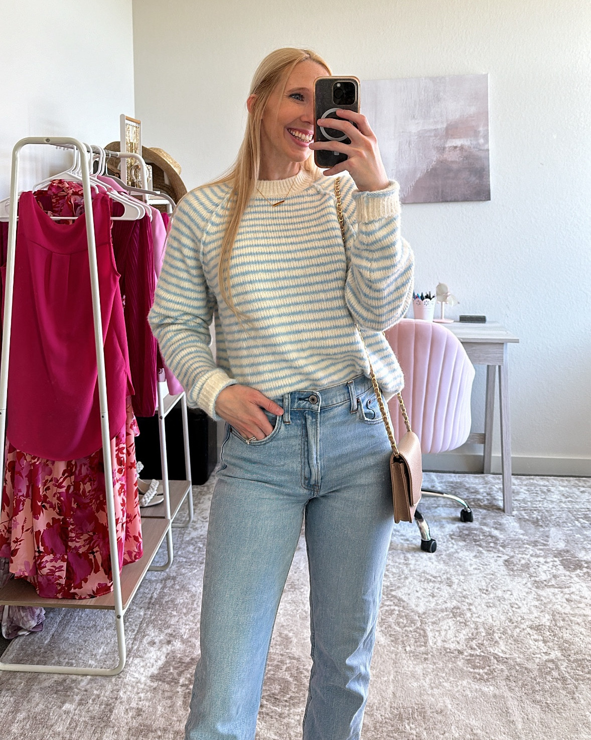 American Eagle sale alert!! 😍 30-50% off everything!

Photo 1:
•White and blue sweater - size small, sized up one for a more roomy fit.
•Abercrombie light wash jeans - size 25, the ankle straight jeans, comfortable and fit true to size. They look so cute with a pair of sneakers.

Photo 2:
•Light blue shacket - size small, sized up one for a more oversized fit, I’d recommend sizing up two for a more baggy fit
•White squareneck bodysuit from Abercrombie - size XS fits great
•Abercrombie relaxed jeans - size 24, comfortable and fit true to size

Photo 3:
•Bow sweater (size XS). I paired it with my favorite Abercrombie leather pants (25 regular) for a cute holiday outfit idea! ❤️

Sharing more cyber week deals and American Eagle finds below!

#LTKCyberWeek #LTKGiftGuide #LTKHoliday