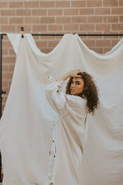 Free People Long Ruby Jacket in Stone | Henly