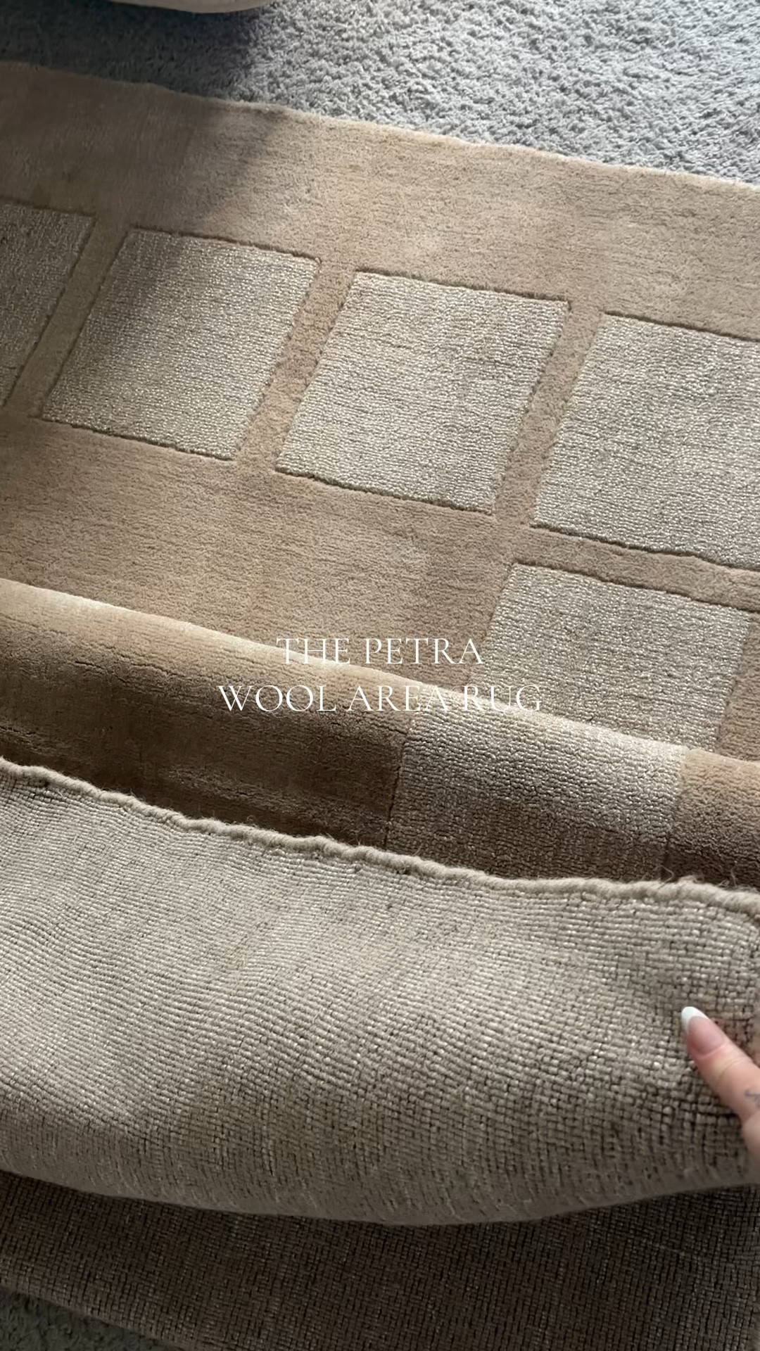 Hello to the most gorgeous high quality area rug! I'm just setting her up so l'll post another video soon.
I got the color Fawn. More wool rug options linked here! 

#arearug #woolrug #rugsusa #rug #livingroomrug #hometour

#LTKHome #LTKSaleAlert