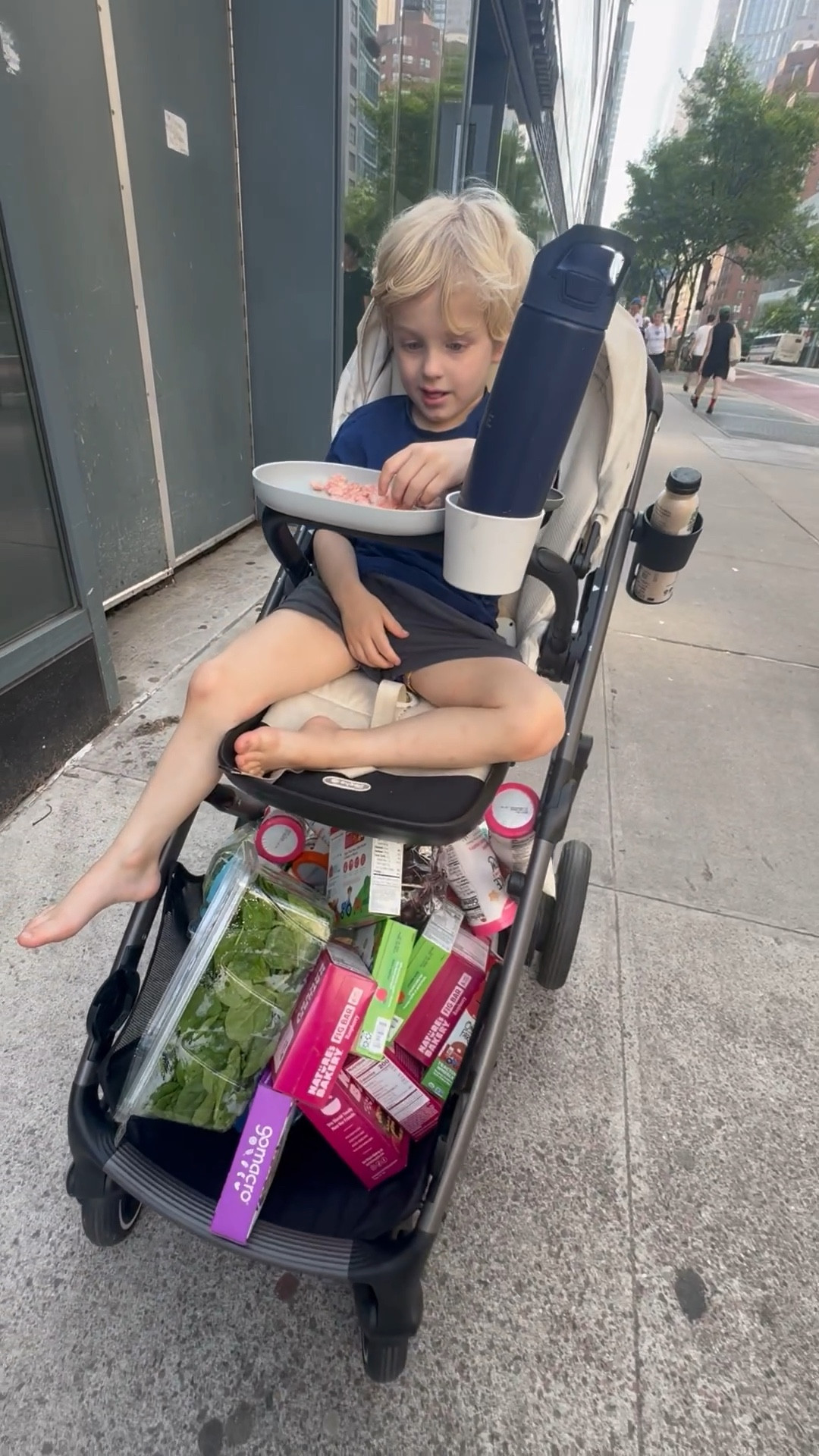 the amount this stroller holds is insane! did i mention it converts to a double?! 

#LTKBaby #LTKBump #LTKKids