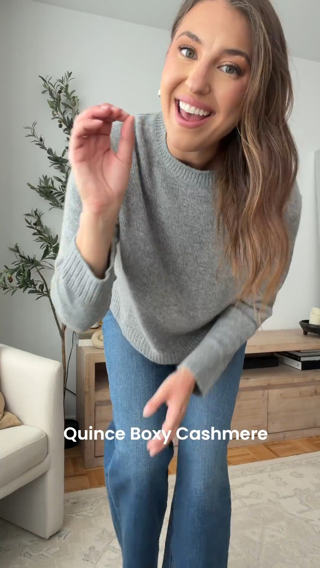 This Quince boxy cashmere sweater is one of those pieces you reach for over and over 🤍
Soft, relaxed, and easy to dress up or down — I’m wearing my usual size and love the fit with denim. A great elevated basic if you’re building a timeless wardrobe.

⸻

Keywords (comma-separated):

Quince cashmere sweater, Quince boxy cashmere, Quince sweater review, Quince try on, cashmere sweater outfit, neutral sweater outfit, everyday sweater, elevated basics, capsule wardrobe staples, affordable cashmere, minimalist fashion, casual chic outfit, fall winter sweater, boxy sweater outfit, classic wardrobe essentials

#LTKootd #LTKSeasonal #LTKWorkwear