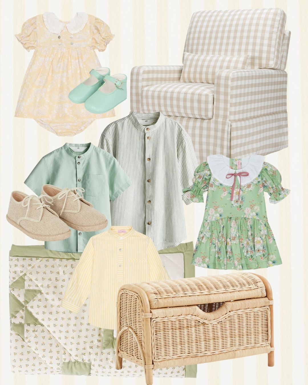 Little ones look adorable in butter yellow and soft shades of green. The sweetest nursery finds too!

#LTKKids #LTKHome #LTKBaby