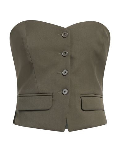 Aniye By Woman Top Military green Size 10 Polyester, Viscose, Elastane | YOOX (US)