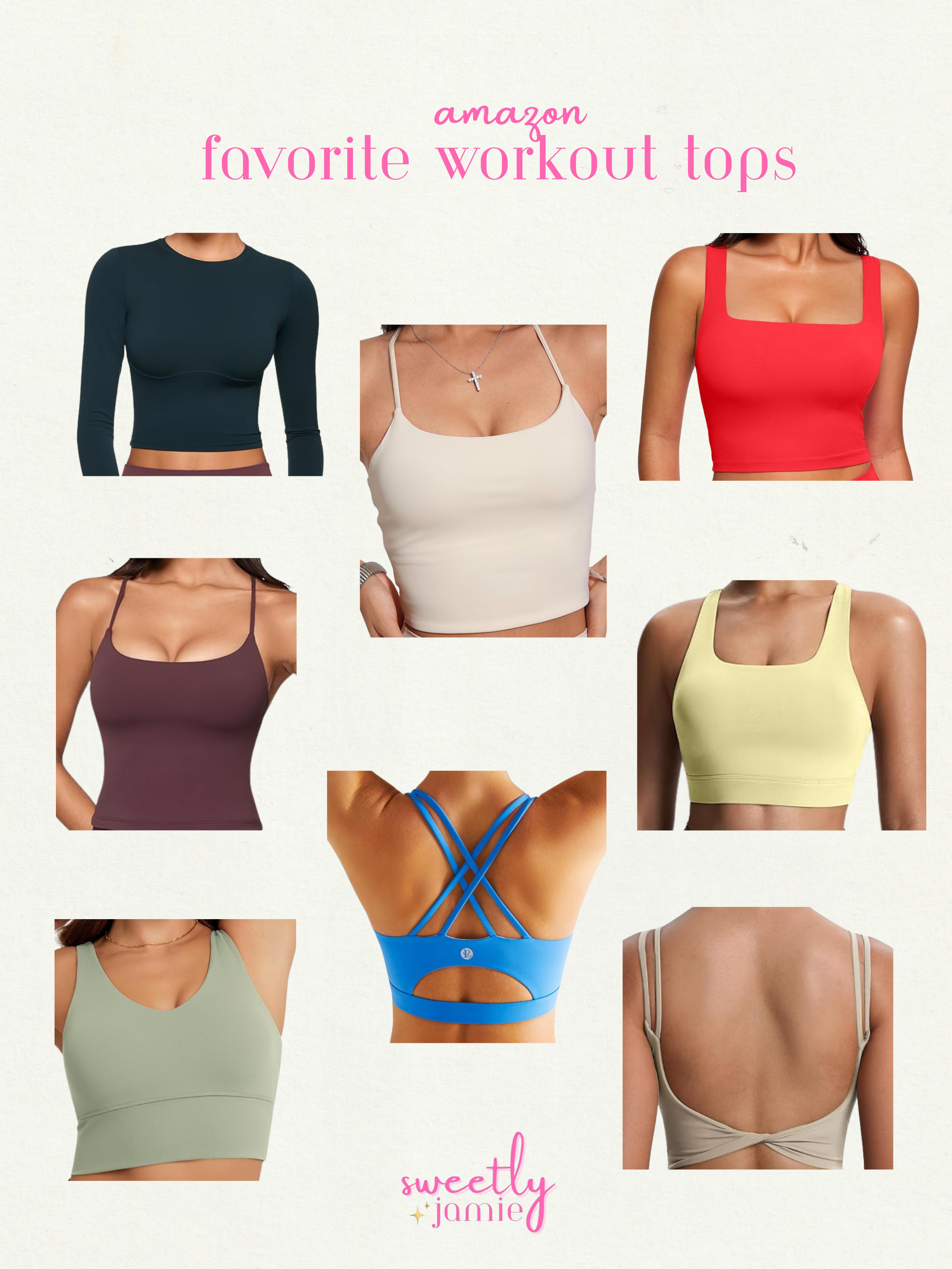 A few of my favorite workout tops!  

 #LTKfitnessgoals #LTKmomlife #LTKActive
