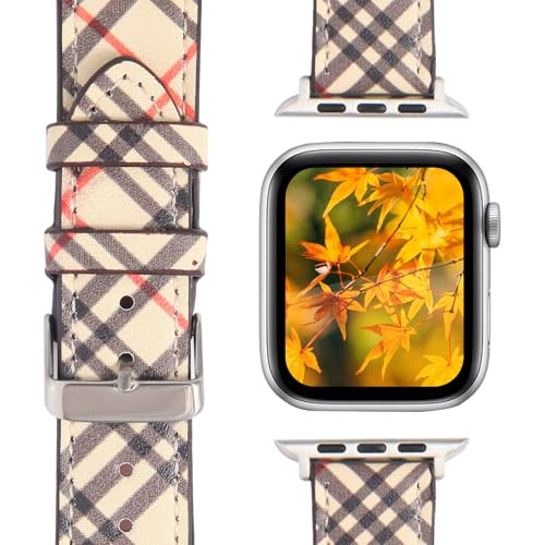 Designer Band Compatible with Apple Watch Band 38mm 40mm 41mm 42mm 44mm 45mm 46mm 49mm Men Women,... | Amazon (US)
