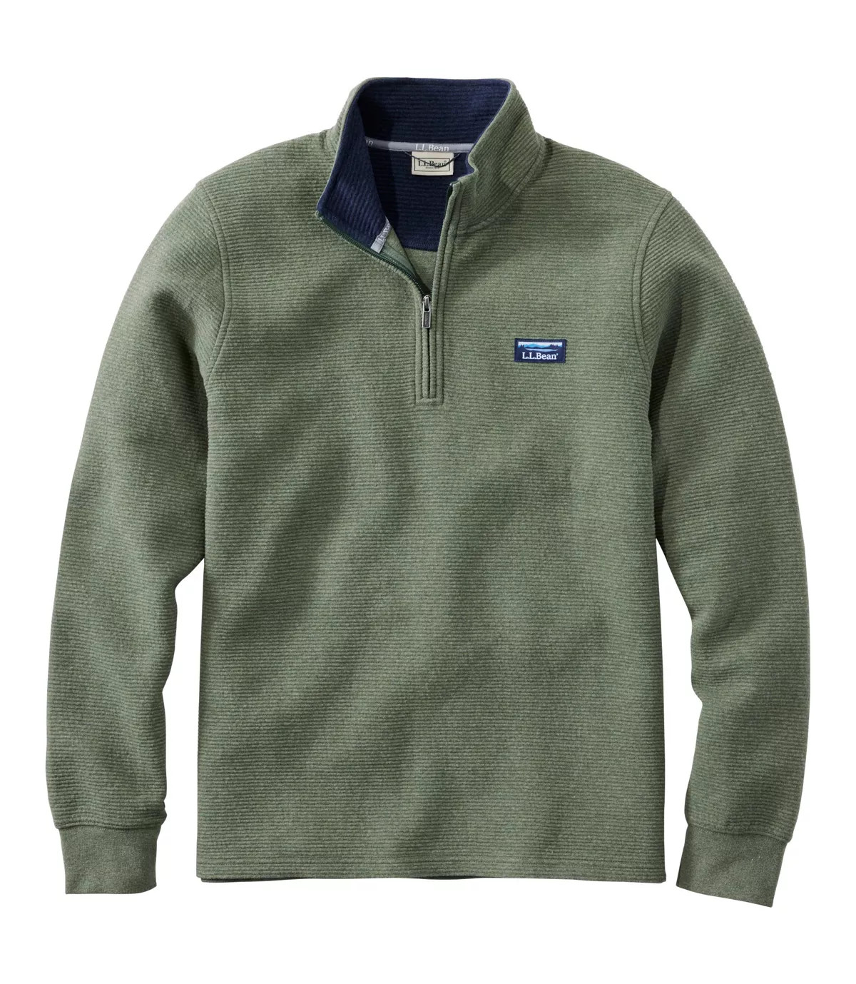 Men's Lakewashed Double-Knit Quarter-Zip Pullover | L.L. Bean