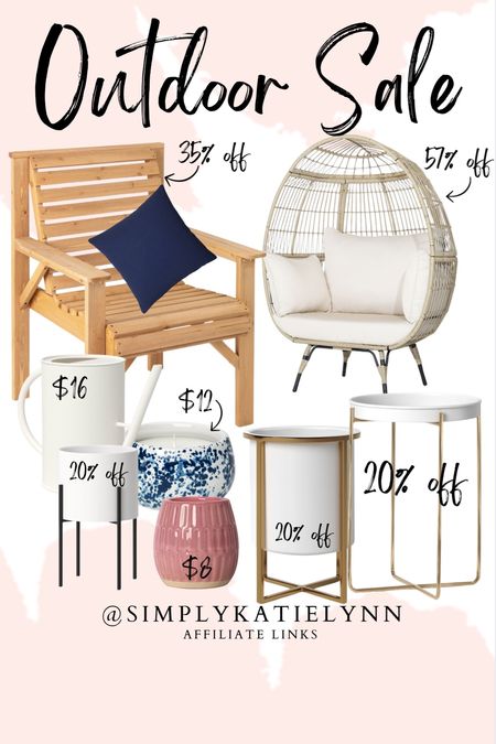 Check out these outdoor items on sale!! 57% off that egg shape chair! 

#LTKsalealert #LTKhome #LTKSeasonal
