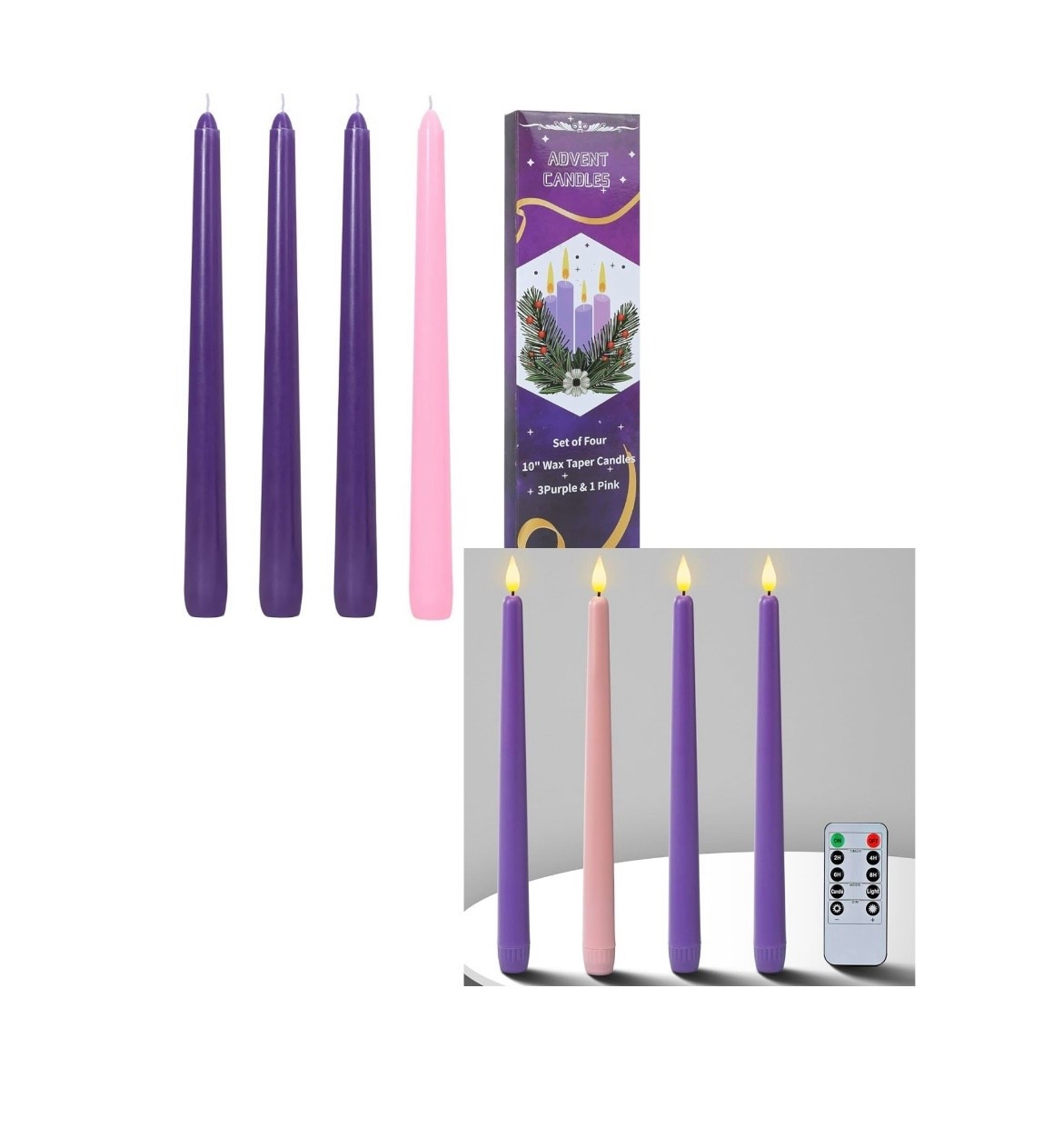 It’s Time 🕯️ 🩷💜✨
… to restock on Advent Candles. Regular and battery-operated options both linked!



#LTKHome #LTKSeasonal #LTKHoliday