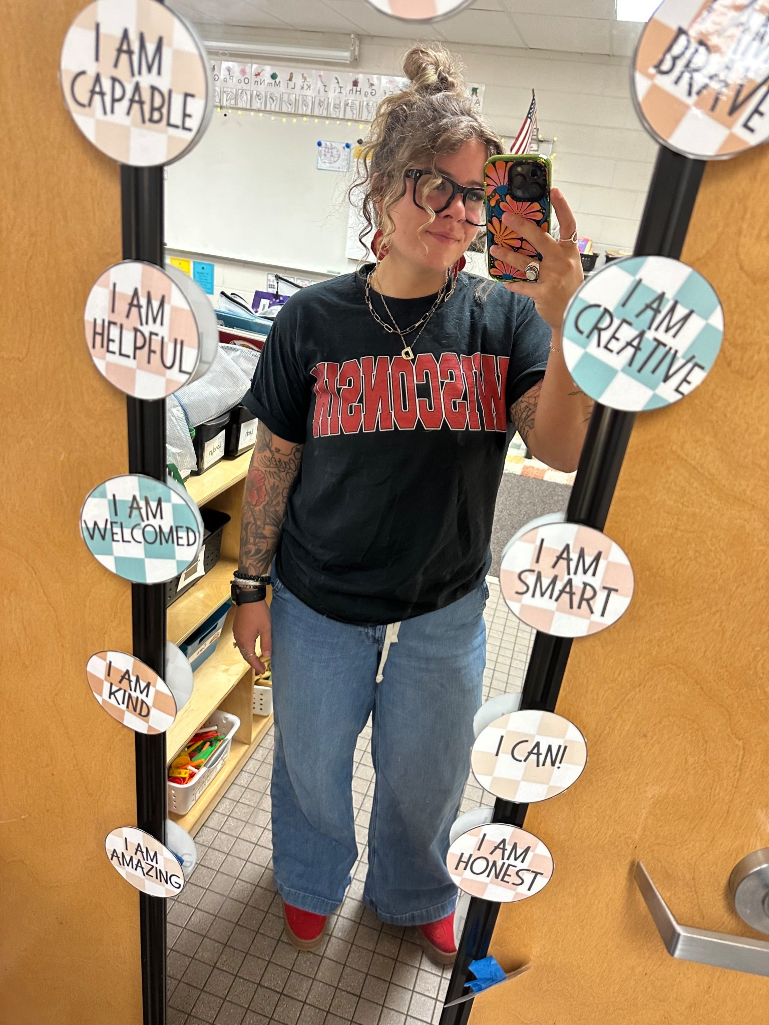 College colors day for school - gotta rep my home state every once in awhile 🧀


Teacher outfit // midsize // Amazon find // American eagle // Wisconsin // kindergarten teacher // ootd 