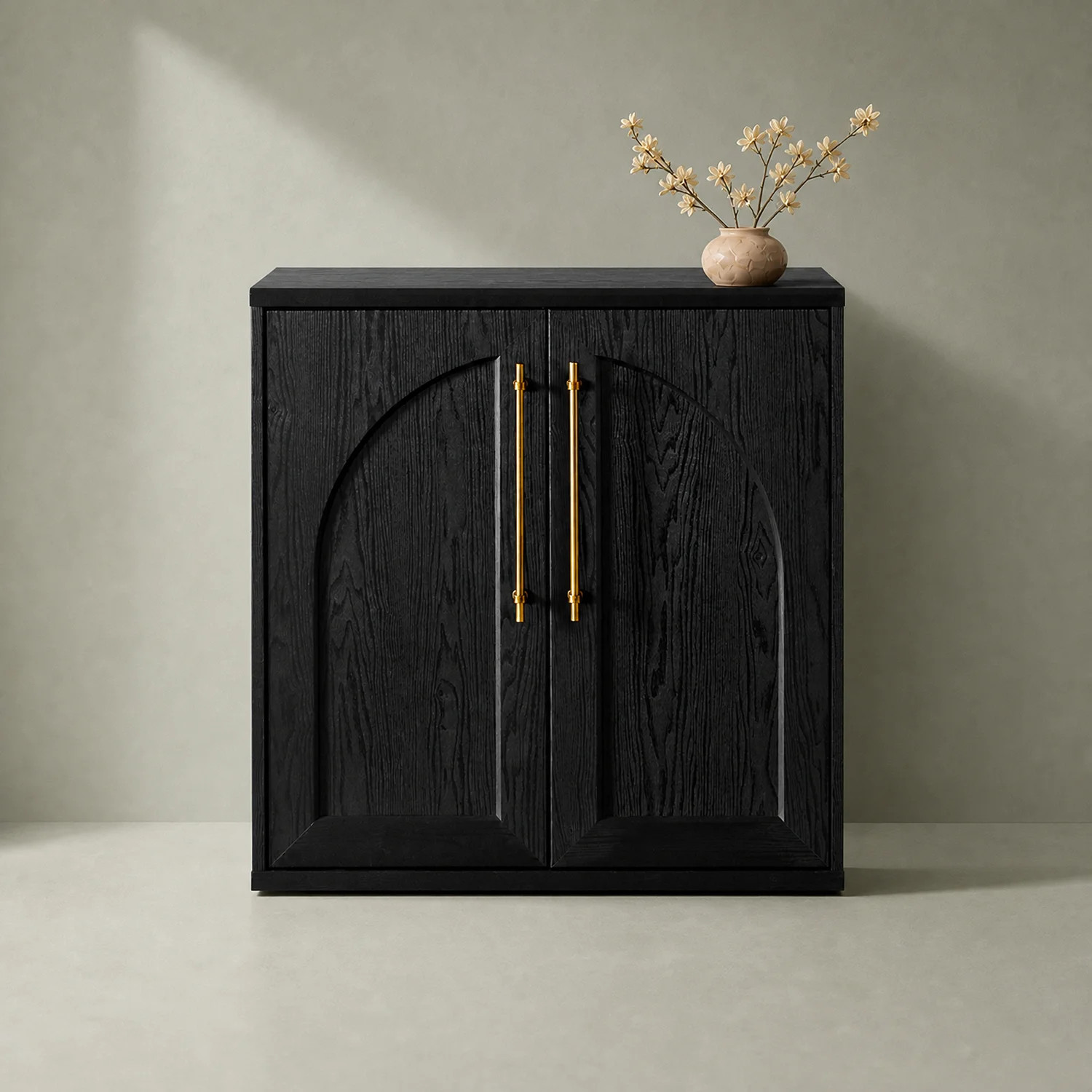 Mercer41 Evers Arched Storage Cabinet, Sideboard Buffet Cabinet With Storage | Wayfair North America