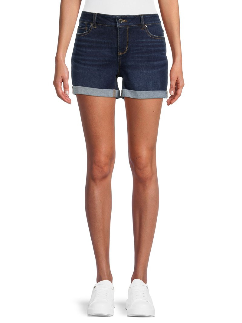 Time and TruTime and Tru Women's Mid Rise Shorts with Double Roll CuffsUSD$12.98(4.7)4.7 stars ou... | Walmart (US)