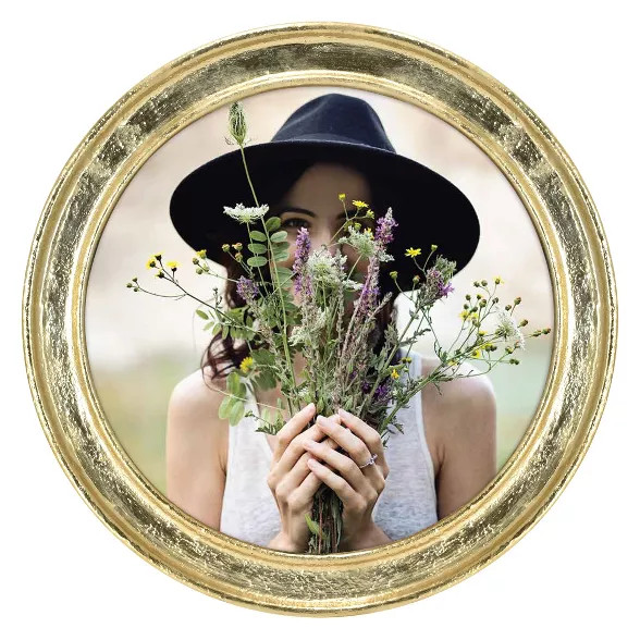 8" x 8" Small Circle Single Picture Frame Brass - Opalhouse™ | Target