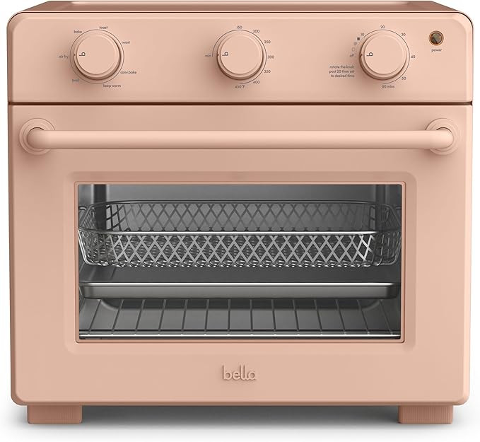 bella Air Fry Toaster Oven, 7 Preset Cooking Options, Dishwasher-Safe EverGood Coated Trays Inclu... | Amazon (US)
