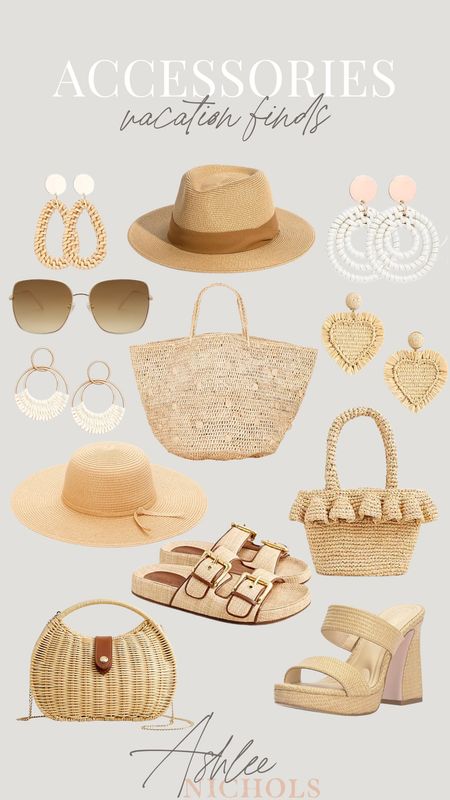 I’m loving these woven accessories for a vacation!!

Woven accessories, vacation finds, beach day essentials, vacation accessories, trip essentials 

#LTKfindsunder100 #LTKSeasonal #LTKfindsunder50