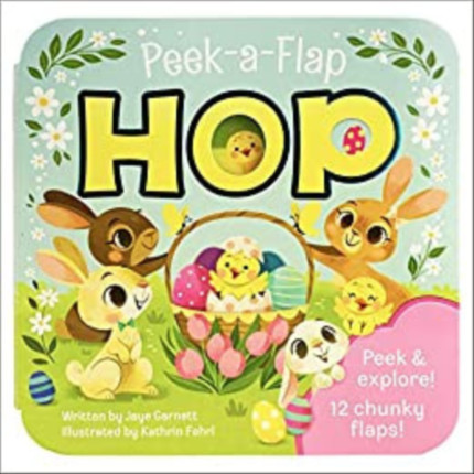 Click for more info about Peek-a-Flap Hop - Children's Lift-a-Flap Board Book Gift for Easter Basket Stuffers, Ages 2-5 (Pe...