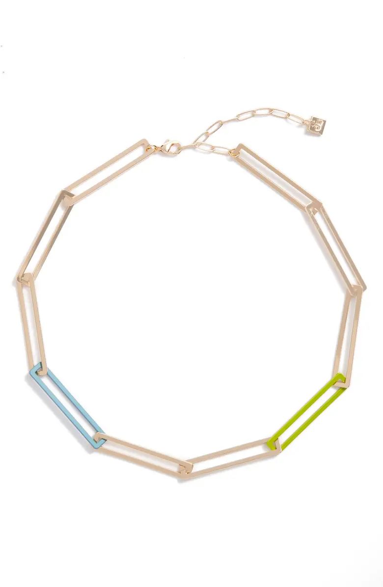Color Pop Paper Clip Chain Necklace | Nordstrom