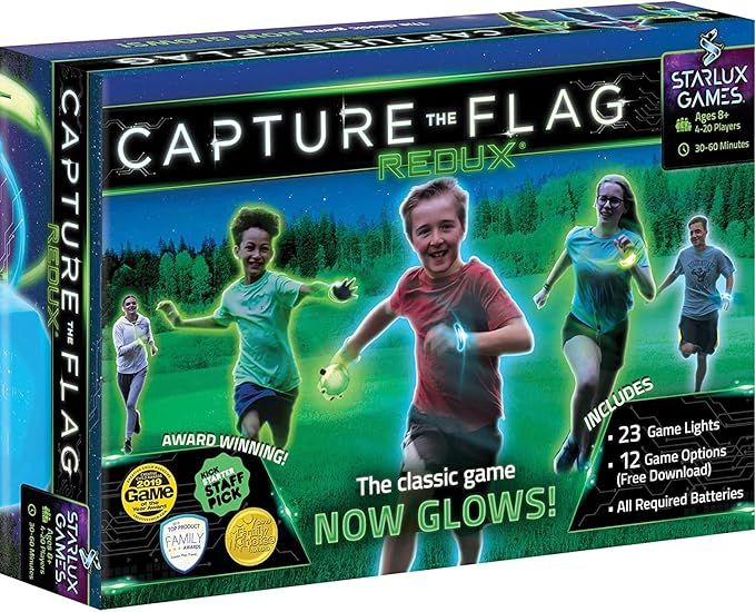 Capture The Flag Redux: The Original Glow-in-The-Dark Outdoor Game for Birthday Parties, Youth Gr... | Amazon (US)
