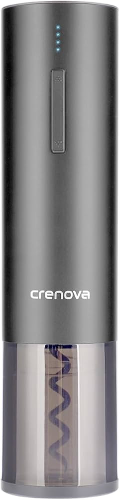 Crenova 6-in-1 Wine Opener Electric Rechargeable Automatic Corkscrew Bottle Opener set with Vacuu... | Amazon (US)