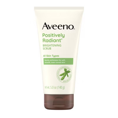 Aveeno Positively Radiant Brightening & Exfoliating Face Scrub - 5oz | Target