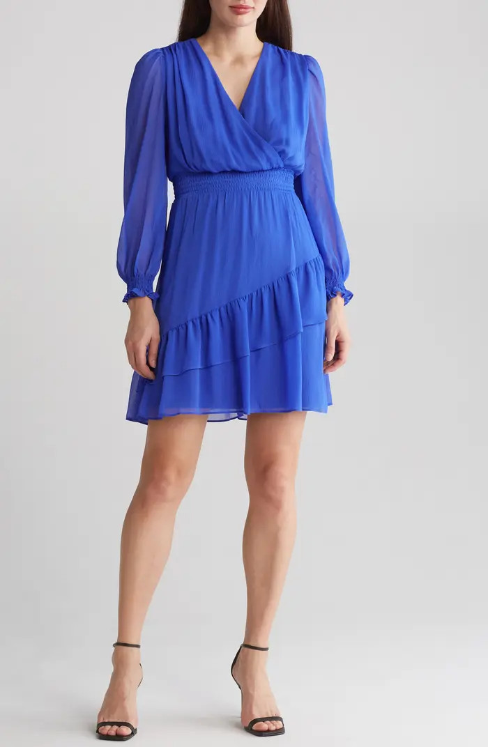 DKNY Long Sleeve Fit & Flare Dress | Nordstromrack | Nordstrom Rack