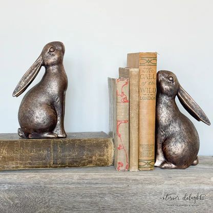 Bunny Bookends- Set of 2 | Interior Delights