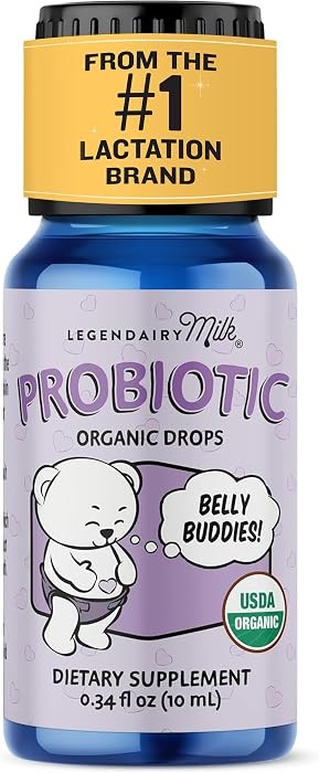 Legendairy Milk Baby Probiotic Drops Organic - Colic and Gas Drops for Newborns & Toddlers - Dige... | Amazon (US)