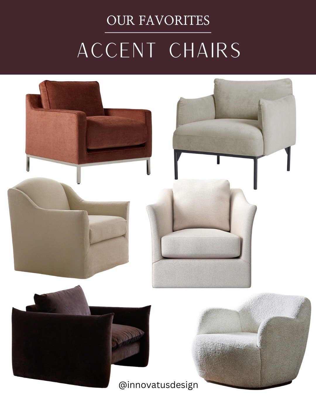 Ever wondered what makes any corner of the home come alive? An accent chair! They add a sculptural silhouette to any corner or living room, and can inject color into the space too. Here are some of our favorites!

#LTKhome #LTKfamily