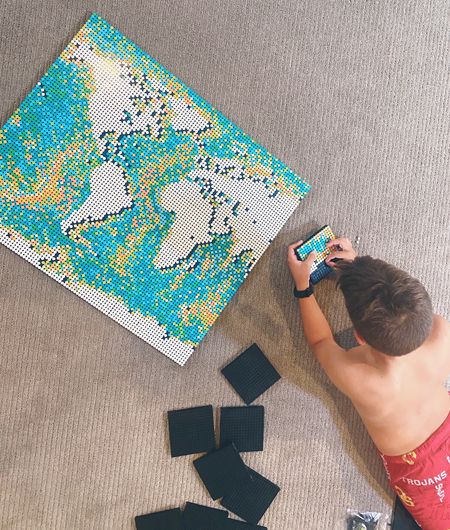 World Map Lego building set. A great summer activity for the thinker in your house! 

#LTKkids #LTKFind