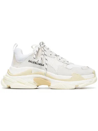 White Triple S Sneakers | Farfetch EU