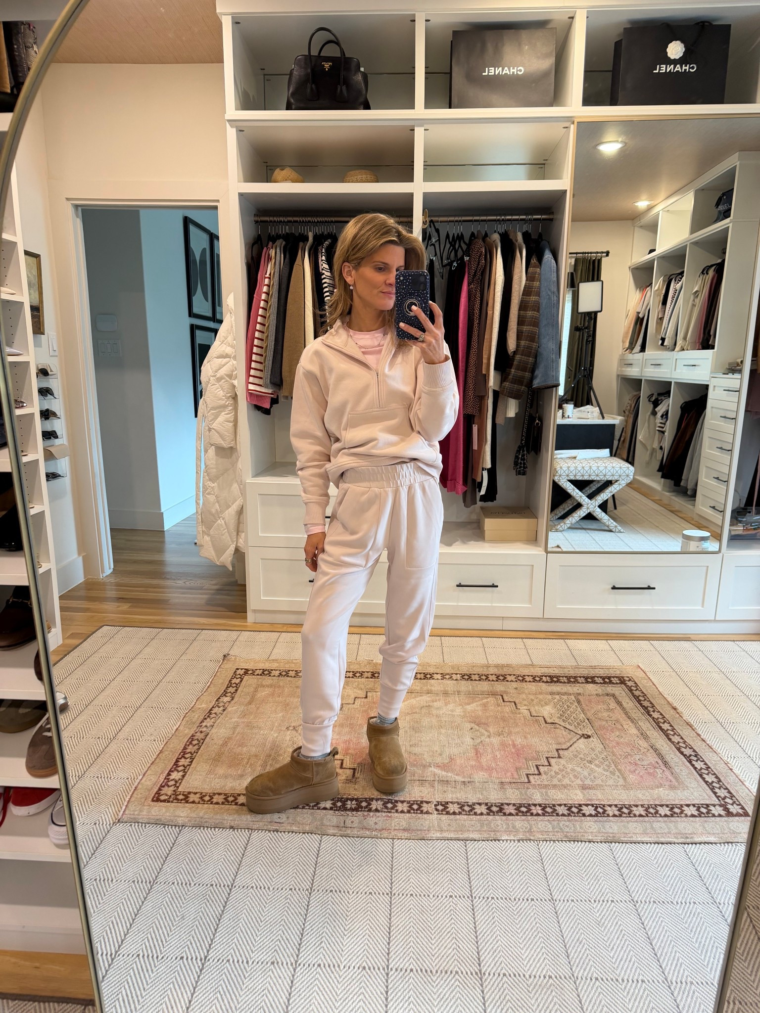 Nordstrom Zella ultra soft pink set (wearing XS)