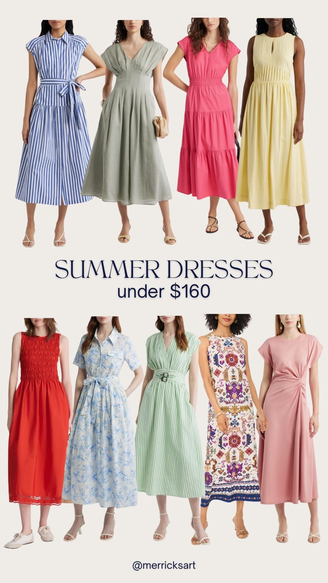 @nordstrom summer dresses under $160! #NordstromPartner