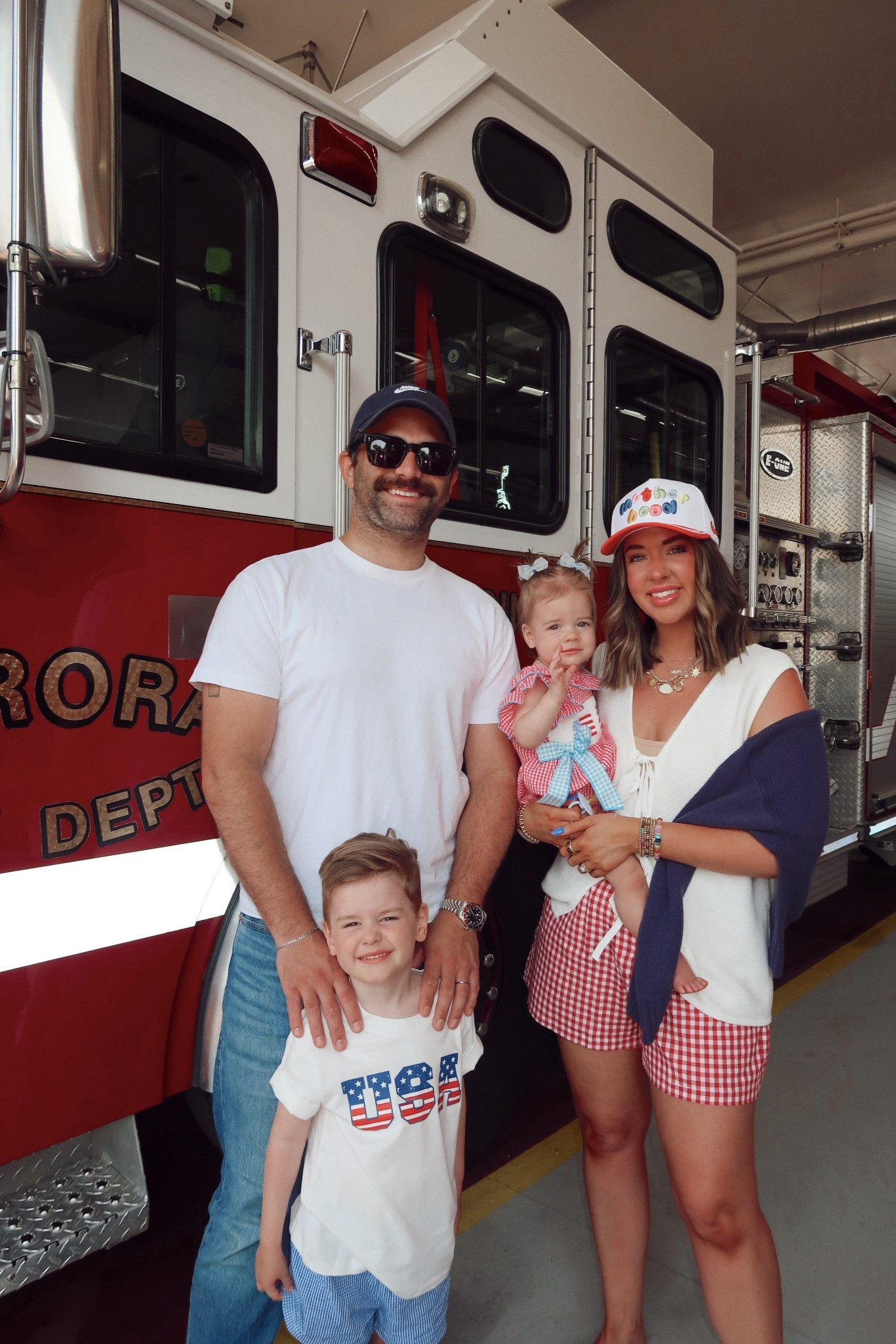 Another fourth fam outfit! Lots on sale 💙❤️ such an amazing weekend 🥹🥹

Fourth of July, red white and blue, gingham shorts, red gingham, summer outfits, USA tee, Amazon finds 

#LTKFindsUnder50 #LTKSeasonal #LTKFamily