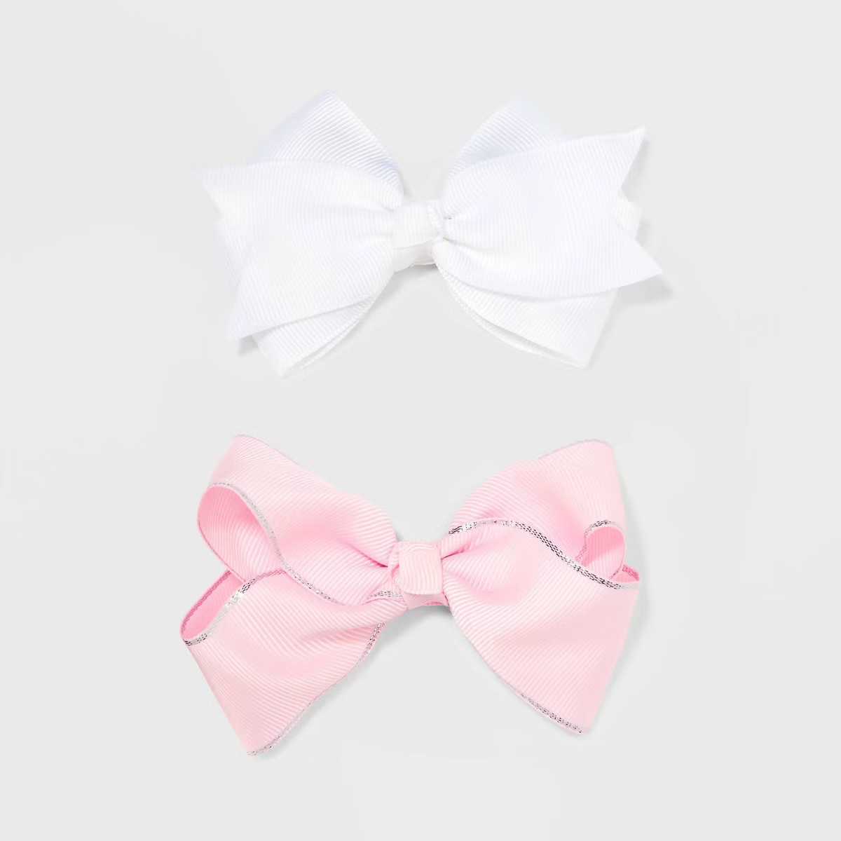 Girls' 2pk Solid Bow Salon Clips - Cat & Jack™ | Target