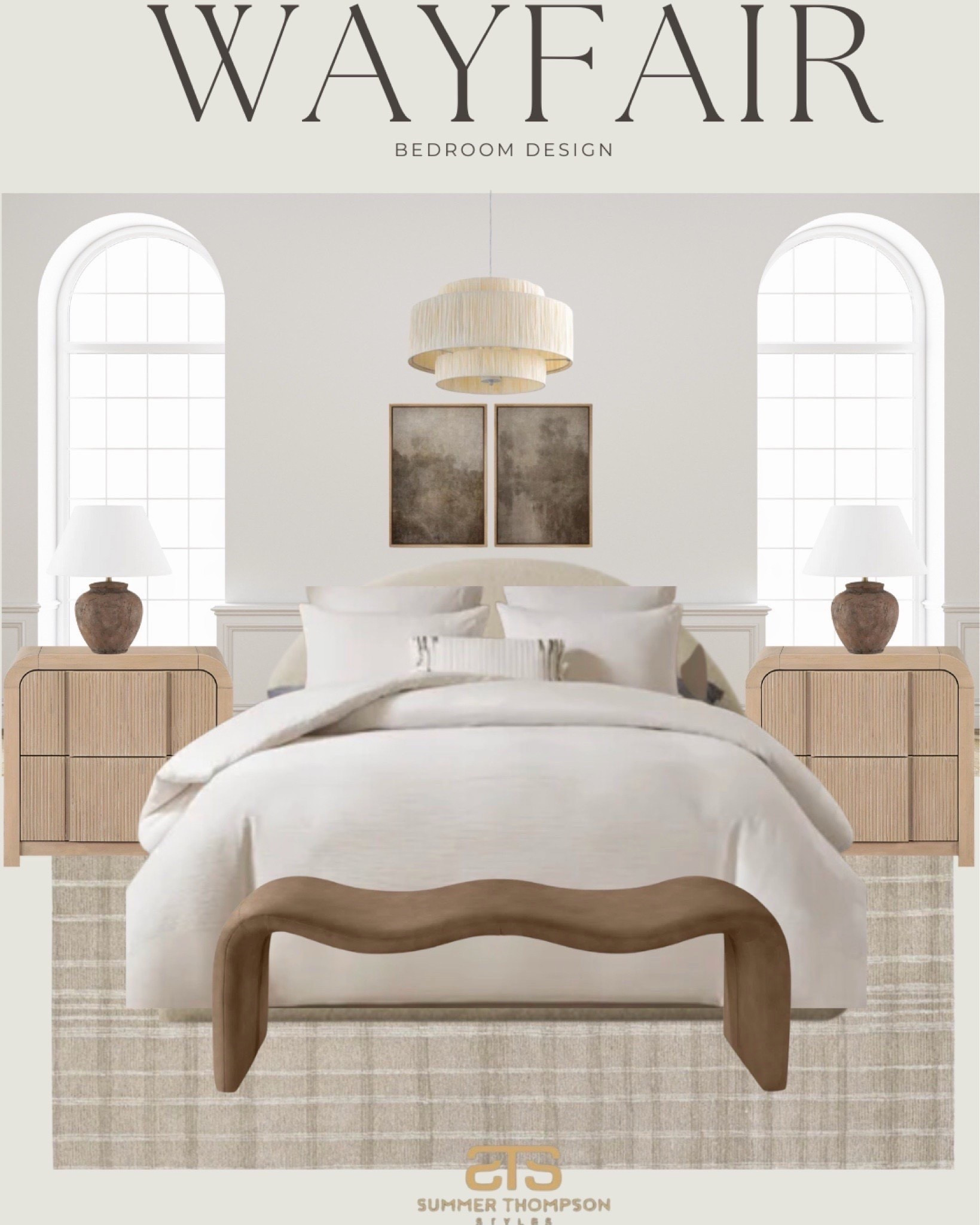 Neutral tones, soft textures, and sculptural details, this is what cozy and elevated looks like 🤍✨

Inspired by that Wayfair aesthetic, this bedroom blends warm neutrals, clean lines, and organic elements to create a space that feels modern, timeless, and effortlessly luxe.

Proof that minimal can still feel warm, inviting, and full of character.

#LTKHome #LTKStyleTip #WayfairFinds #WayfairHome #NeutralHomeStyle #ModernBedroomInspo #CozyMinimalist #WarmNeutralDecor #BedroomStyling #HomeInspoDaily #AffordableHomeStyle

#LTKSaleAlert #LTKHome