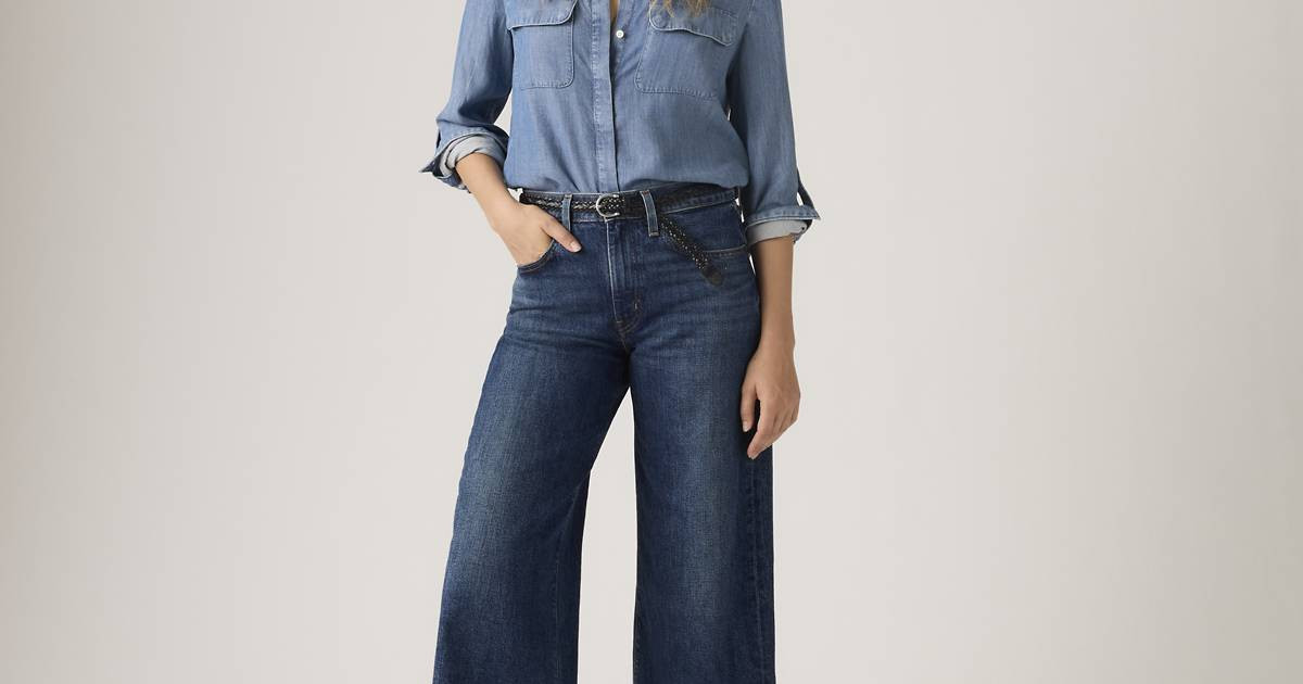 728 High-rise Wide-leg Ankle Women's Jeans | Levi's US