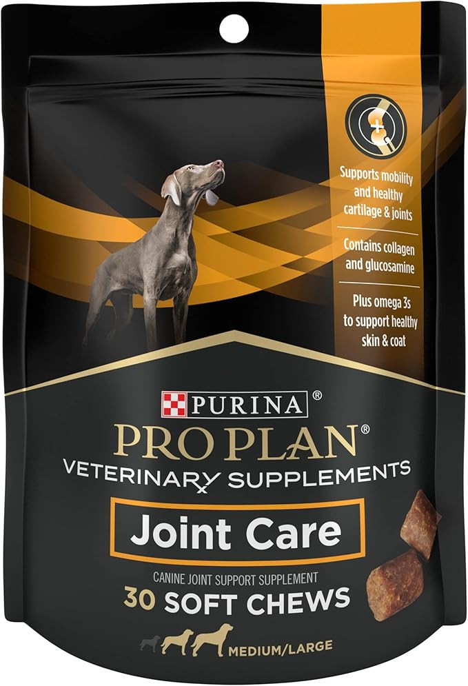 Purina Pro Plan Veterinary Large Breed Dog Joint Care Supplement with Glucosamine, Chondroitin, a... | Amazon (US)