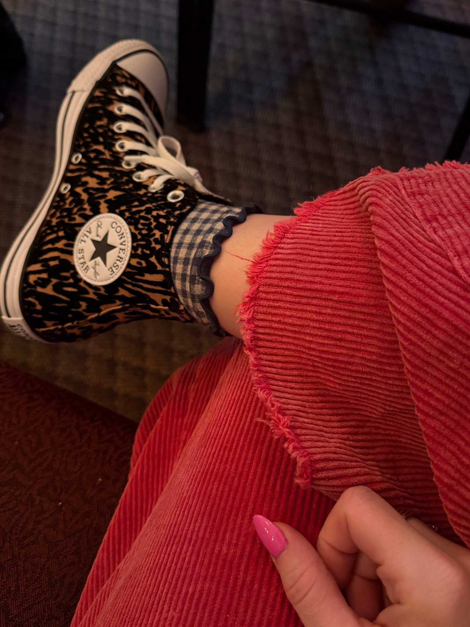 Absolutely entirely obsessed with this converse purchase OMG OMG OMG🐆😍👏🏼
Linking them (still on sale I believe!) and my favorite pack of fun socks! 

Converse, styling converse, fun socks, gingham socks, eclectic style 

#LTKootd #LTKmomlife