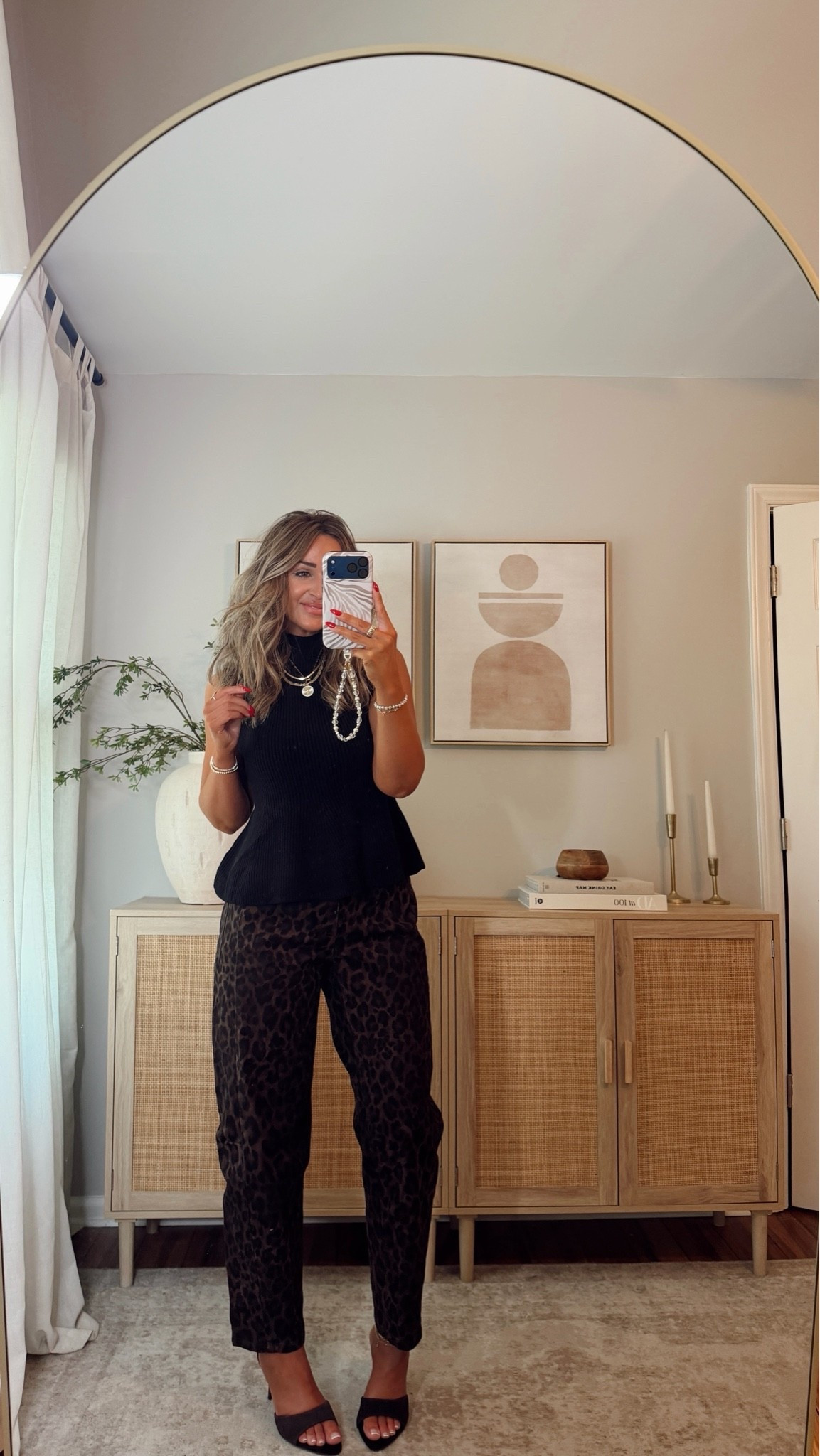 found the cutest new fall pieces— the new line at walmart is so good! love these barrel denim jeans, the darker leopard makes this outfit look so elevated!  i’m in a size 6 and these are loose in the waist, i think a size 4 would fit best. the sweater vest is so soft + chic! wearing a size S!  @Walmart fall outfit

#LTKxWalmart

#LTKootd