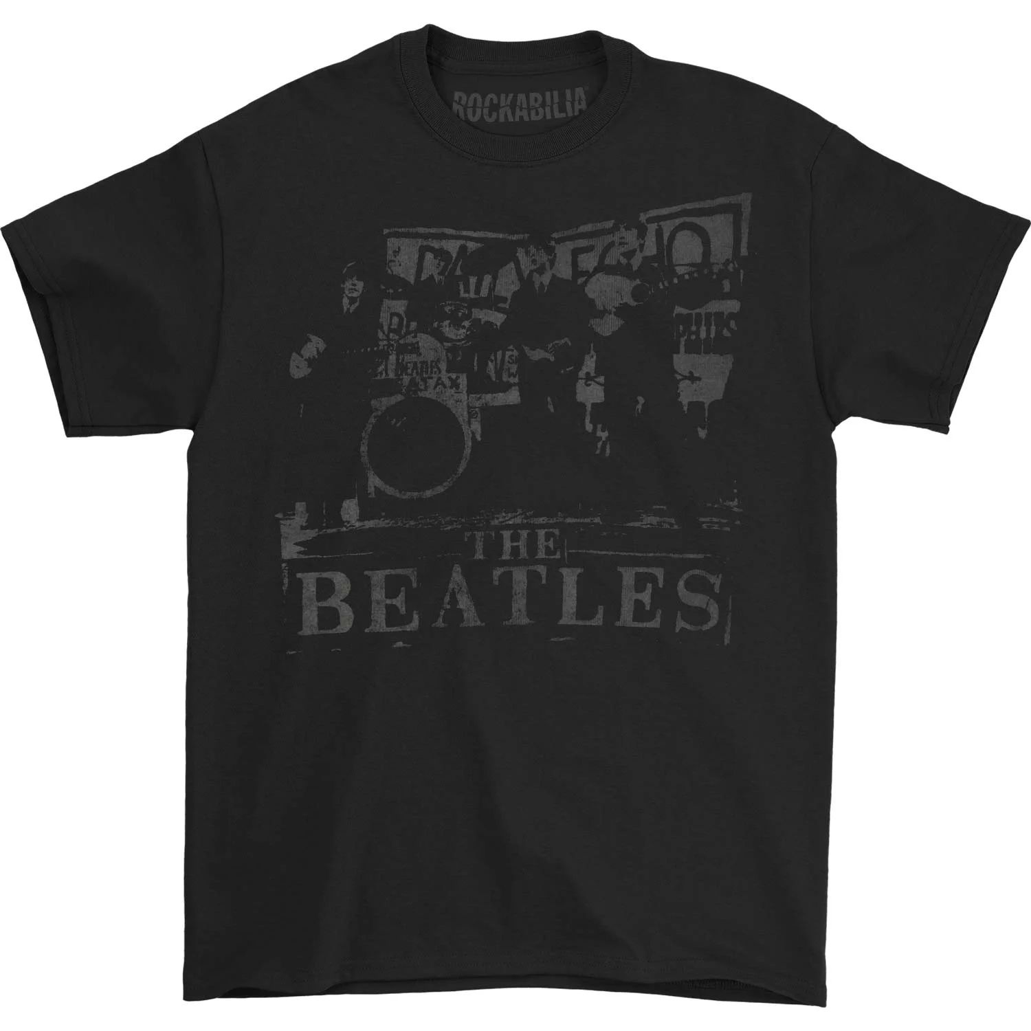 Men's Beatles Vintage Band T-shirt Medium Black | Walmart (US)