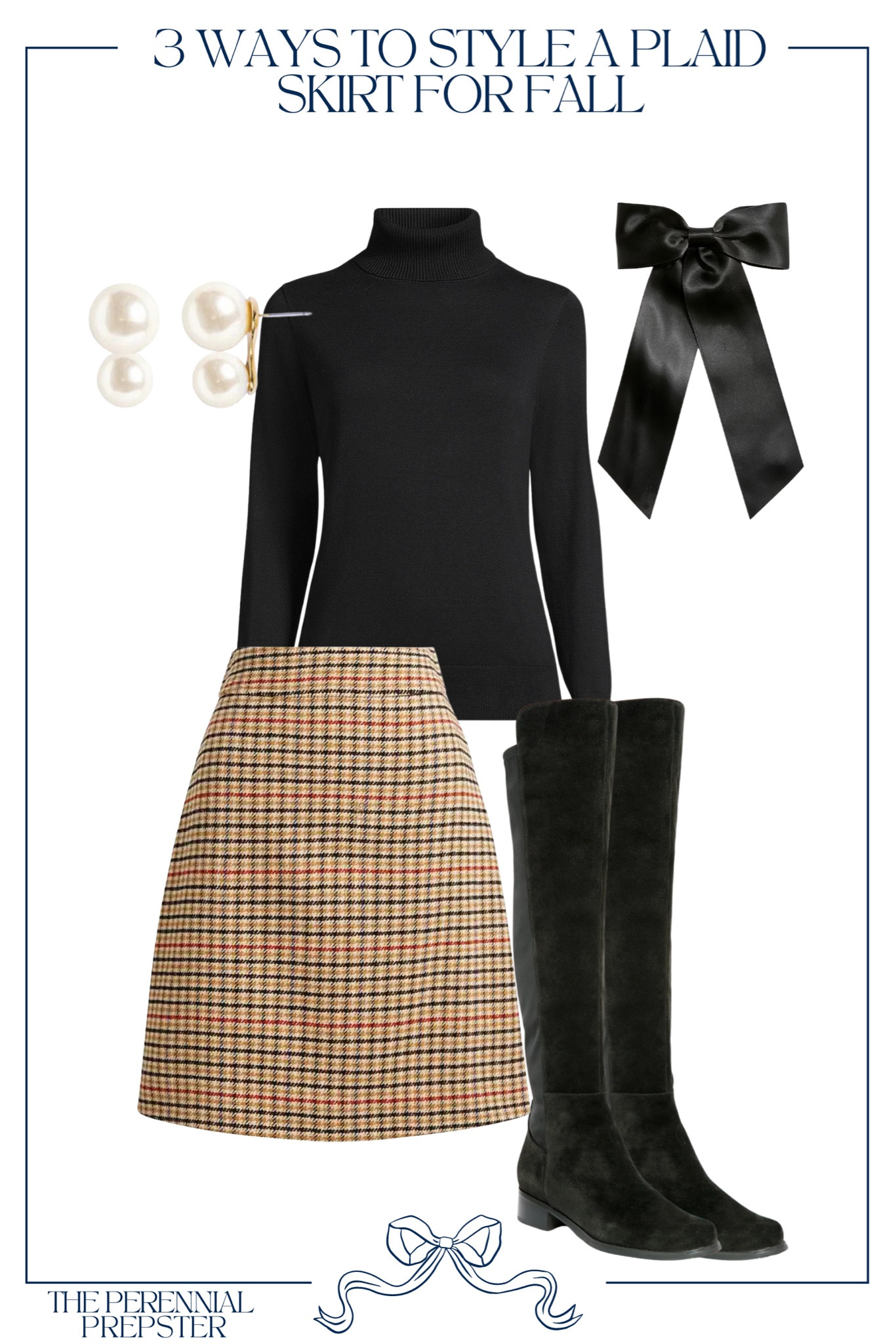 Sharing 3 ways to style a plaid skirt for fall…here is look one! A classic and chic look for fall! 

#LTKSeasonal